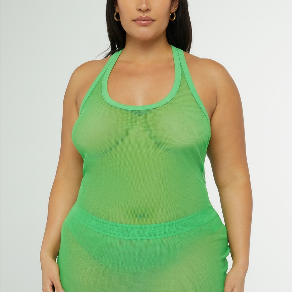 Savage Fenty Mesh Slip Dress- NEW